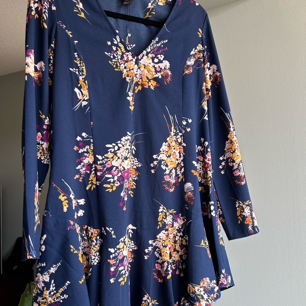 Free Press Navy Floral Dress